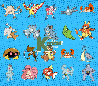 20 Oz Skinny Tumblers Pokémon design 1 30 image to choice from 16