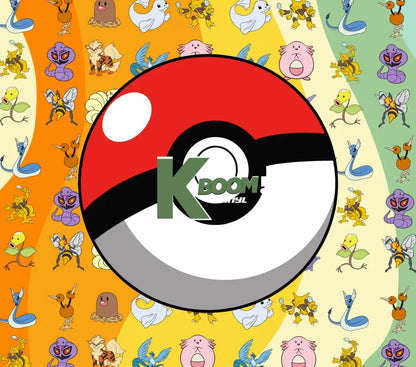 20 Oz Skinny Tumblers Pokémon design 1 30 image to choice from 19