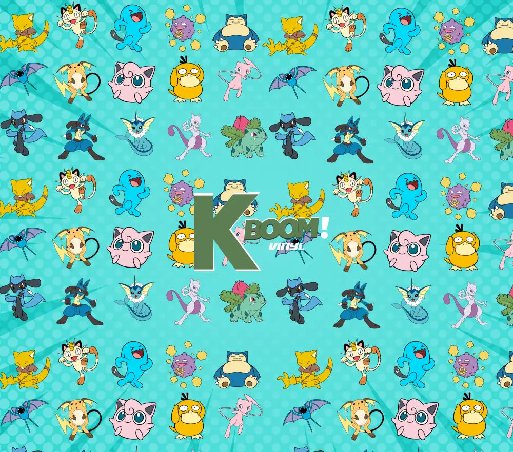 20 Oz Skinny Tumblers Pokémon design 1 30 image to choice from 21