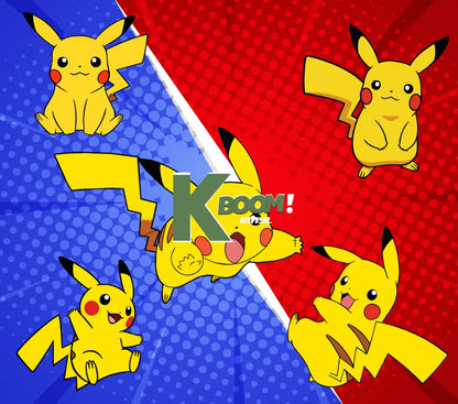 20 Oz Skinny Tumblers Pokémon design 1 30 image to choice from 23