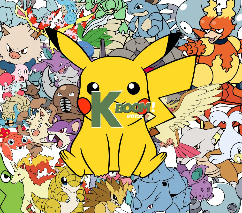 20 Oz Skinny Tumblers Pokémon design 1 30 image to choice from 3