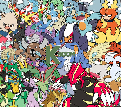 20 Oz Skinny Tumblers Pokémon design 1 30 image to choice from 4