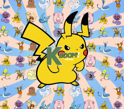 20 Oz Skinny Tumblers Pokémon design 1 30 image to choice from 20