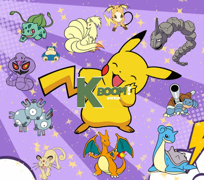 20 Oz Skinny Tumblers Pokémon design 2 22 image to choice from 12