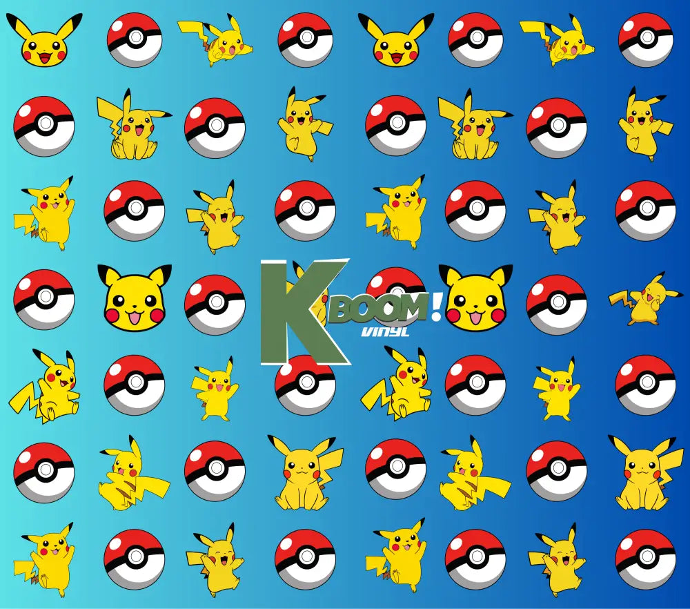 20 Oz Skinny Tumblers Pokémon design 2 22 image to choice from 20