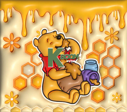 20 Oz Skinny Tumblers Pooh 11 image to choice from 7