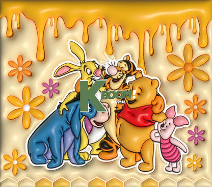 20 Oz Skinny Tumblers Pooh 11 image to choice from 11