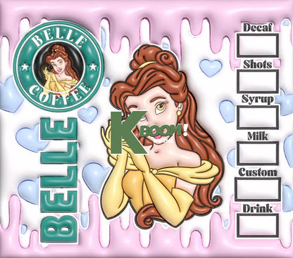 20 Oz Skinny Tumblers Princes 10 image to choice from 4