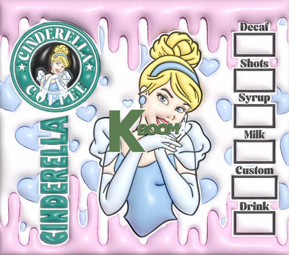 20 Oz Skinny Tumblers Princes 10 image to choice from 5