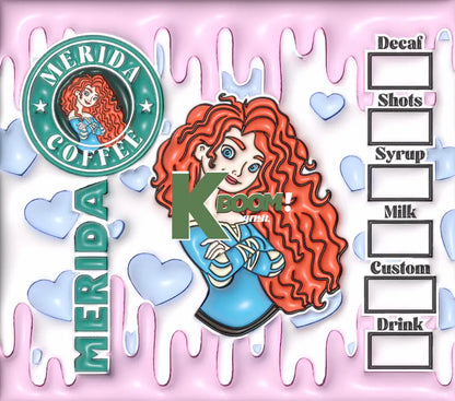 20 Oz Skinny Tumblers Princes 10 image to choice from 8