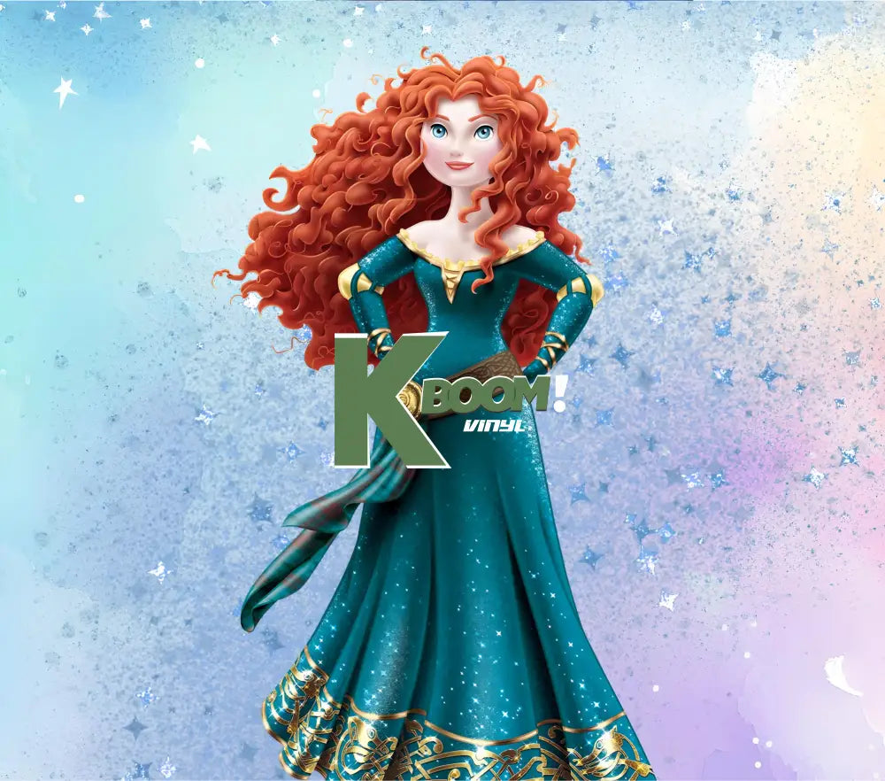 20 Oz Skinny Tumblers Princess design 2 30 image to choice from 10