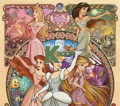 20 Oz Skinny Tumblers Princess design 2 30 image to choice from 21