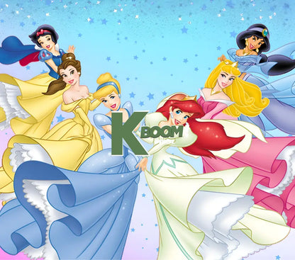 20 Oz Skinny Tumblers Princess design 2 30 image to choice from 24