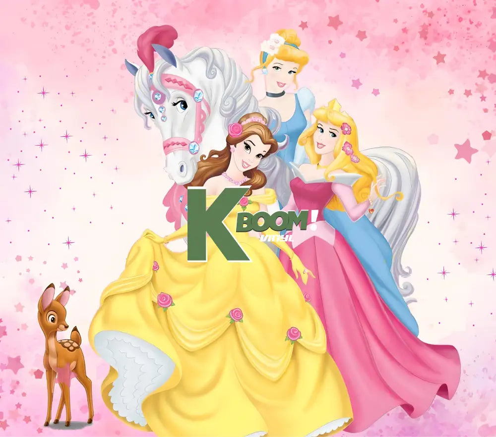 20 Oz Skinny Tumblers Princess design 2 30 image to choice from 3