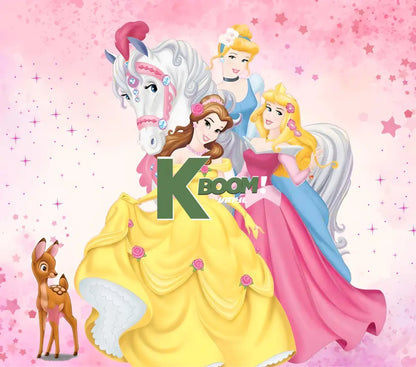 20 Oz Skinny Tumblers Princess design 2 30 image to choice from 3