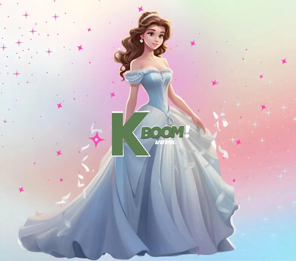 20 Oz Skinny Tumblers Princess design 2 30 image to choice from 5