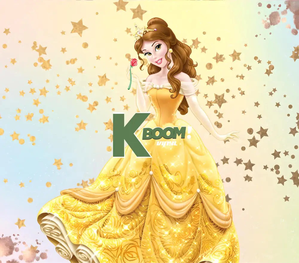 20 Oz Skinny Tumblers Princess design 2 30 image to choice from 2