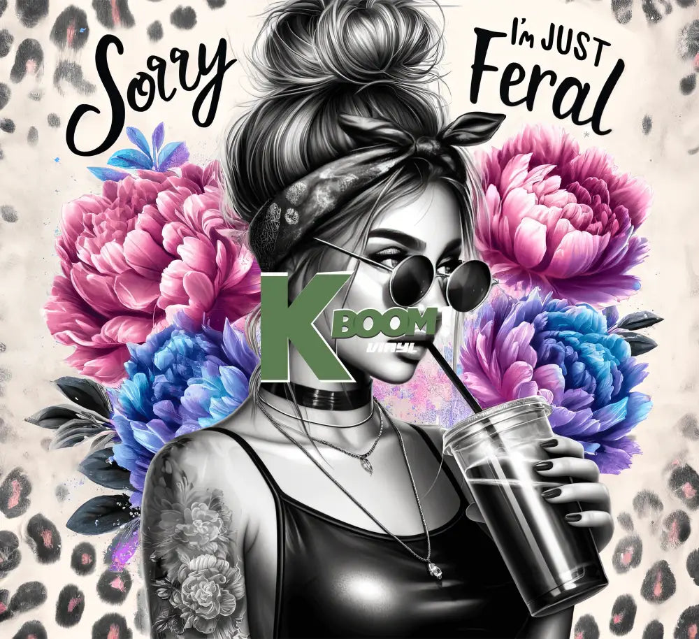 20 Oz Skinny Tumblers Sassy design 20 image to choice from 16