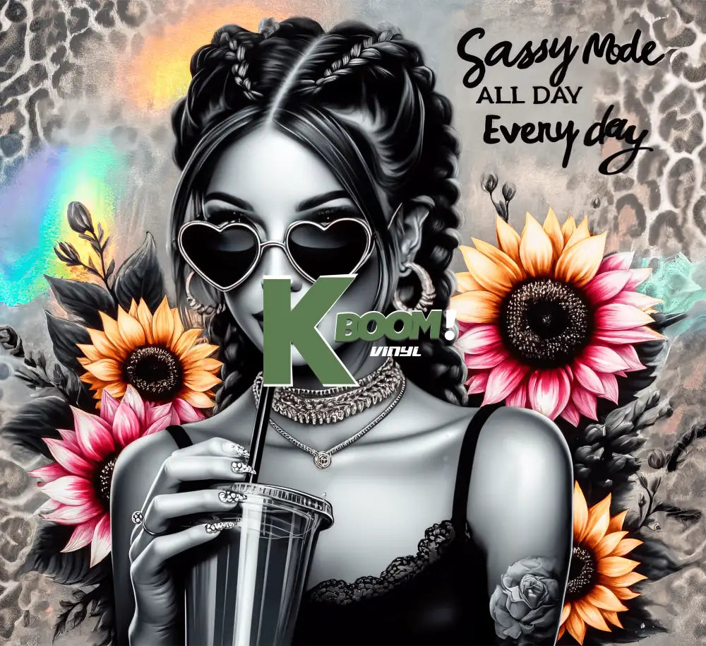 20 Oz Skinny Tumblers Sassy design 20 image to choice from 2