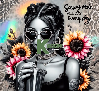 20 Oz Skinny Tumblers Sassy design 20 image to choice from 2