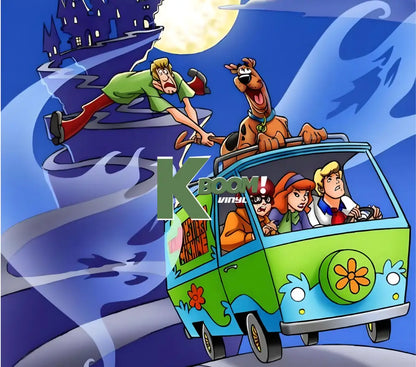 20 Oz Skinny Tumblers Scooby design 1 30 image to choice from 16