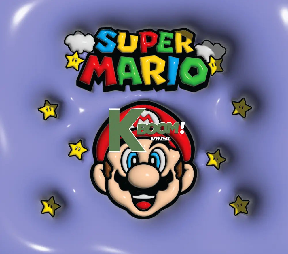 20 Oz Skinny Tumblers Super Mario A4 2