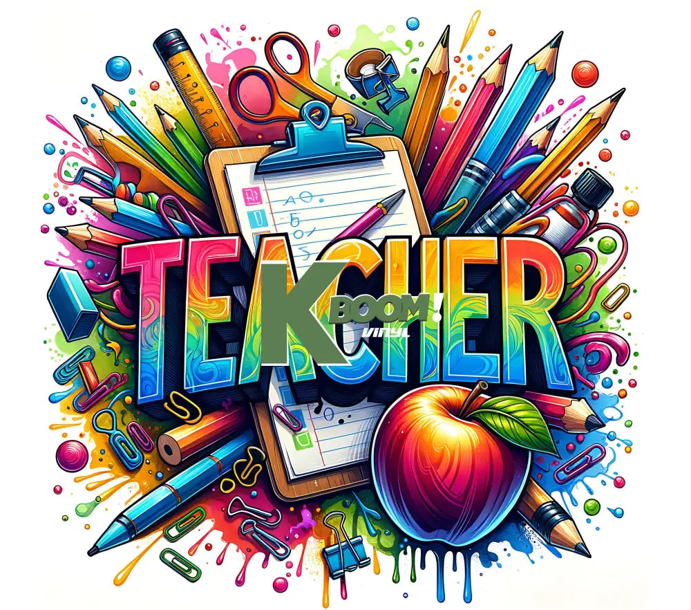 20 Oz Skinny Tumblers Teacher design 6 images to choice from 4