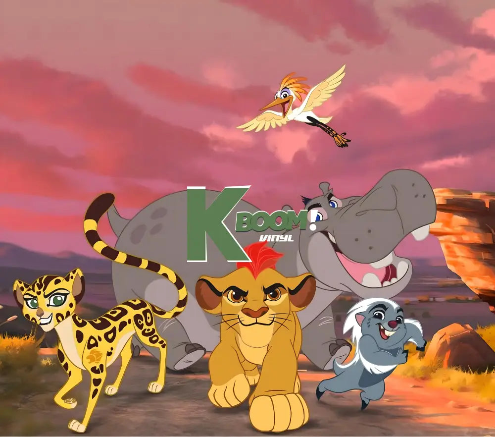 20 Oz Skinny Tumblers The Line King design 22 image to choice from 10