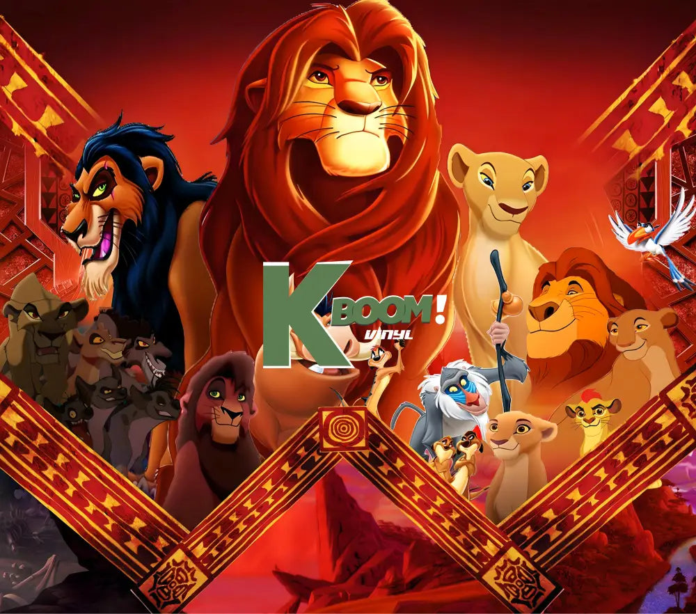 20 Oz Skinny Tumblers The Line King design 22 image to choice from 5