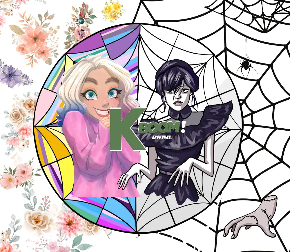 20 Oz Skinny Tumblers Wednesday designs 32 image to choice from 2