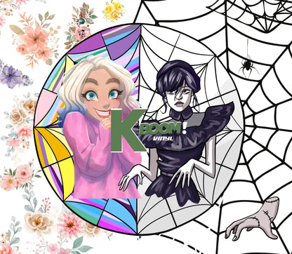 20 Oz Skinny Tumblers Wednesday designs 32 image to choice from 2