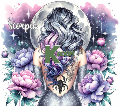 20 Oz Skinny Tumblers Zodiac design 12 images to choice from 3