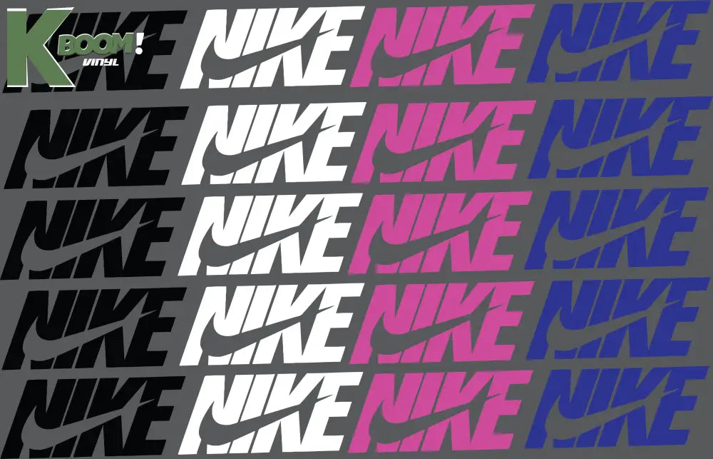 20 X NIKE VARIATIONS IRON ON HEAT TRANSFER SPORT