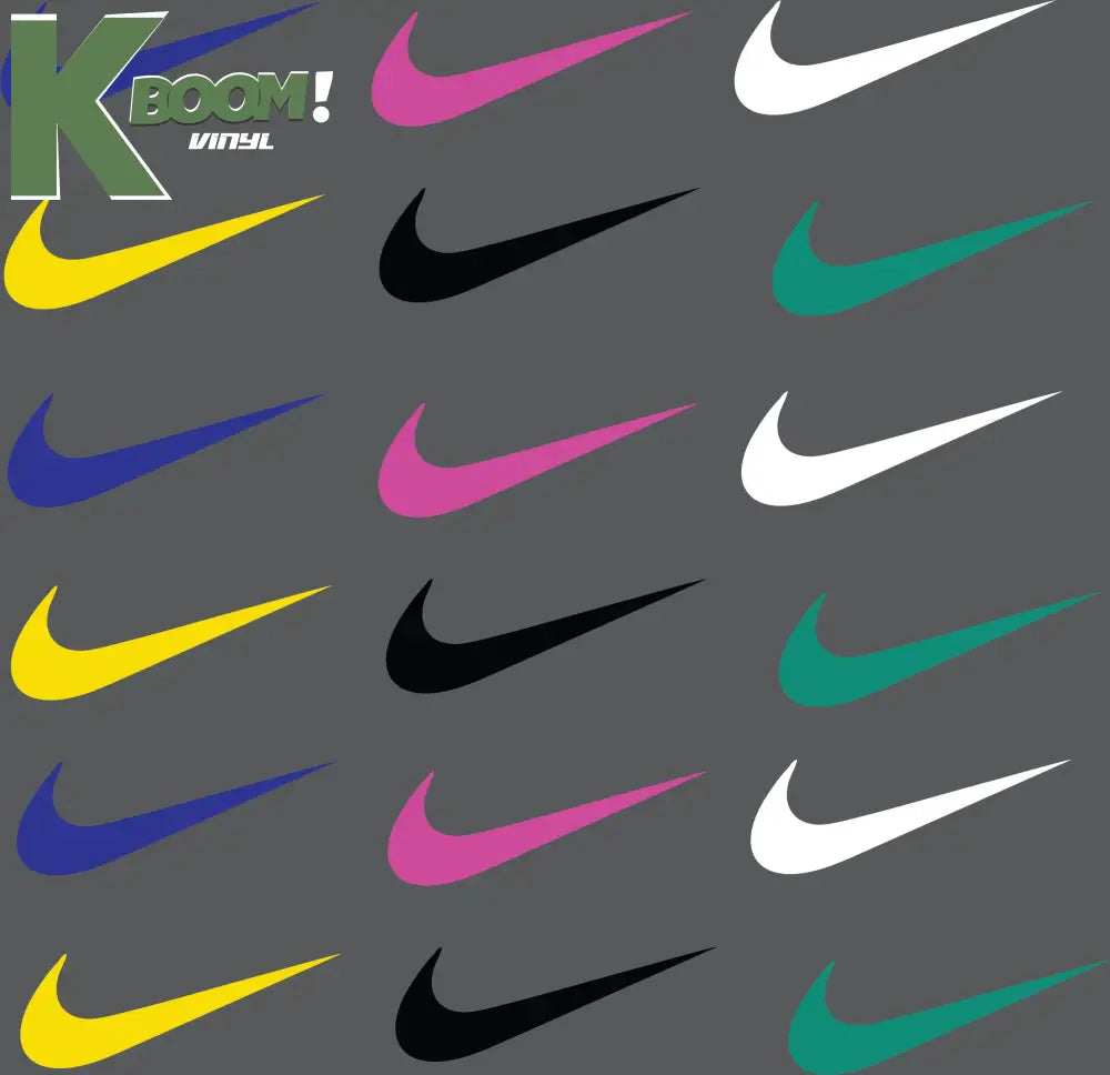20 X NIKE VARIATIONS IRON ON HEAT TRANSFER SPORT