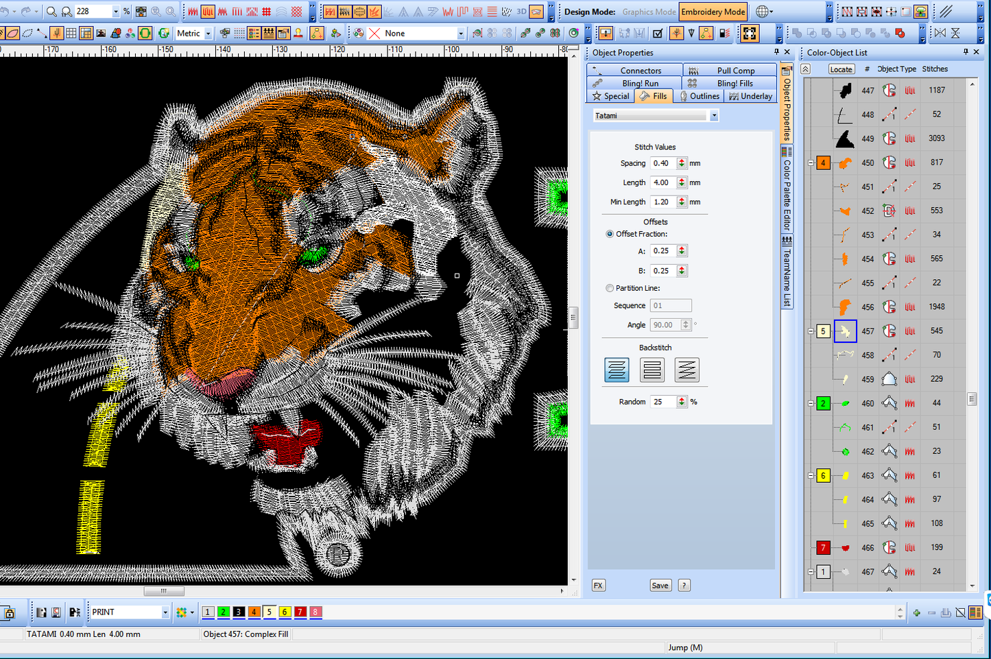 Embroidery Setup