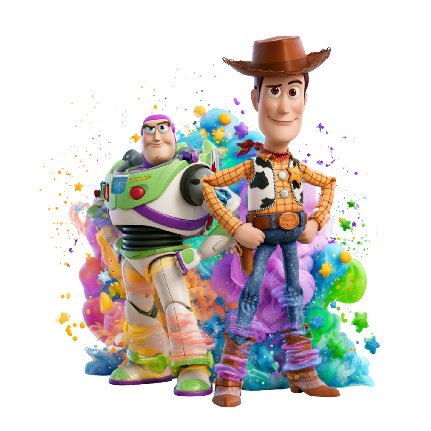 Iron On DTF Transfers For T-Shirt Clothes about 22cm 10 to choice from Toy Story 5