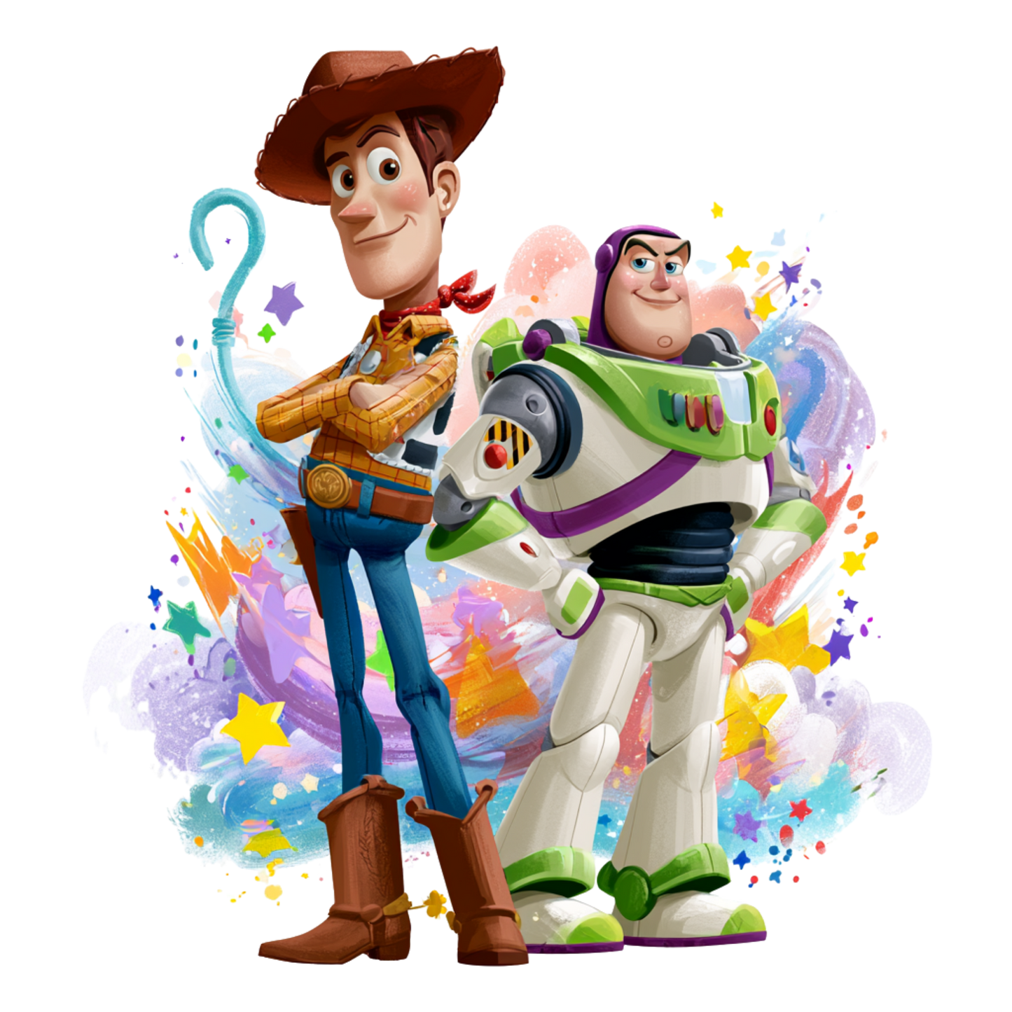 Iron On DTF Transfers For T-Shirt Clothes about 22cm 10 to choice from Toy Story 5