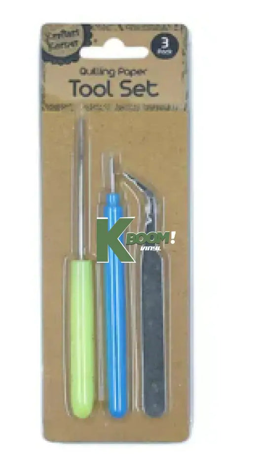 3 PC QUILLING PAPER TOOL SET