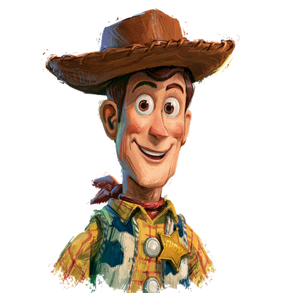 Iron On DTF Transfers For T-Shirt Clothes about 22cm 10 to choice from Toy Story 5