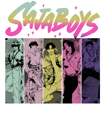 Iron On DTF Transfers For T-Shirt Clothes about 20cm 5 to choice from