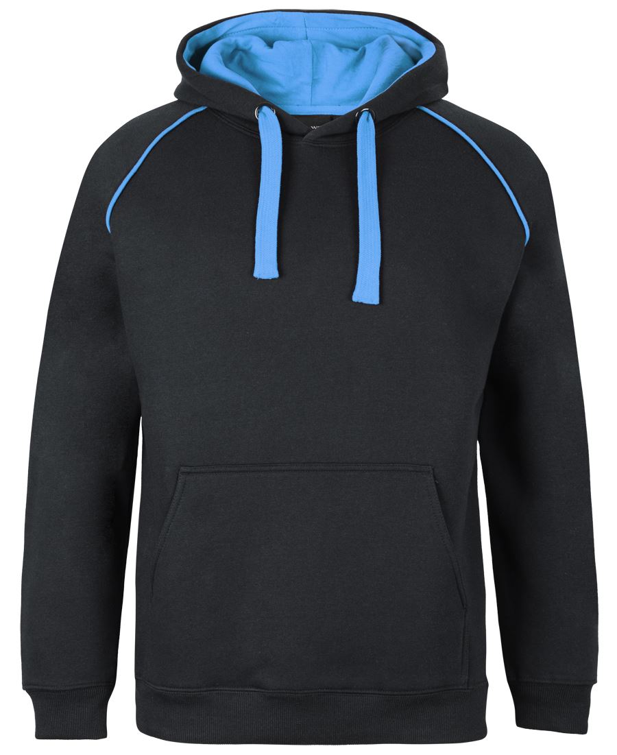 JB's Kids & Adults Contrast Fleecy Hoodie 3CFH 6 Colours to choice from