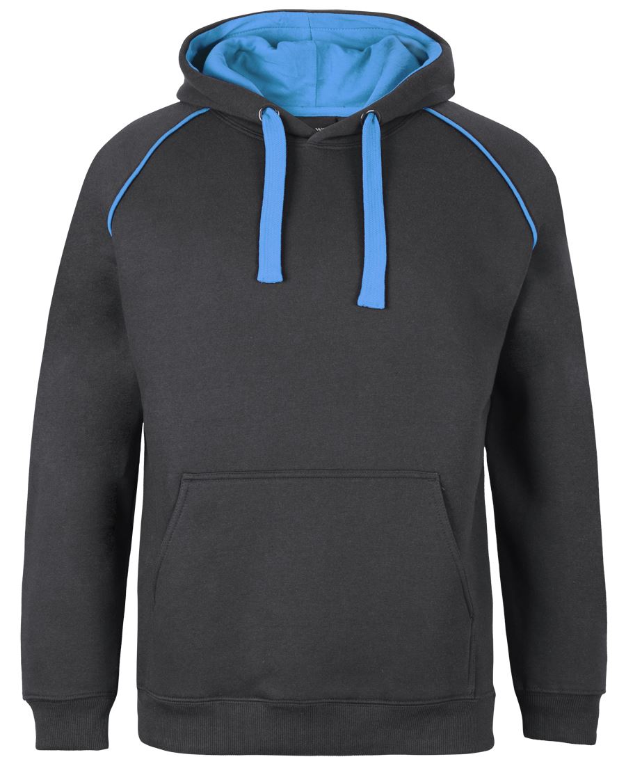 JB's Kids & Adults Contrast Fleecy Hoodie 3CFH 6 Colours to choice from