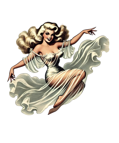 Iron On DTF Transfers For T-Shirt Clothes about 22cm Vintage