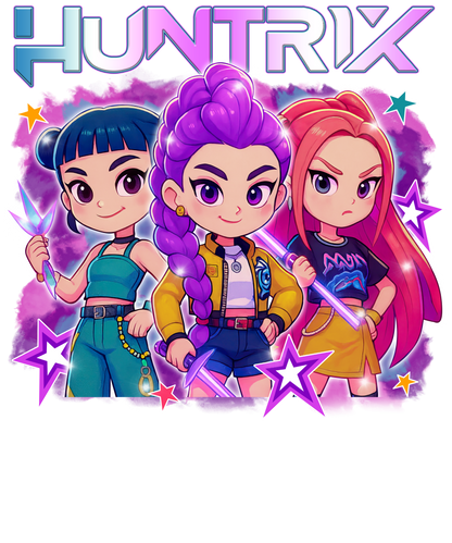 Iron On DTF Transfers For T-Shirt Clothes about 20cm 5 to choice from