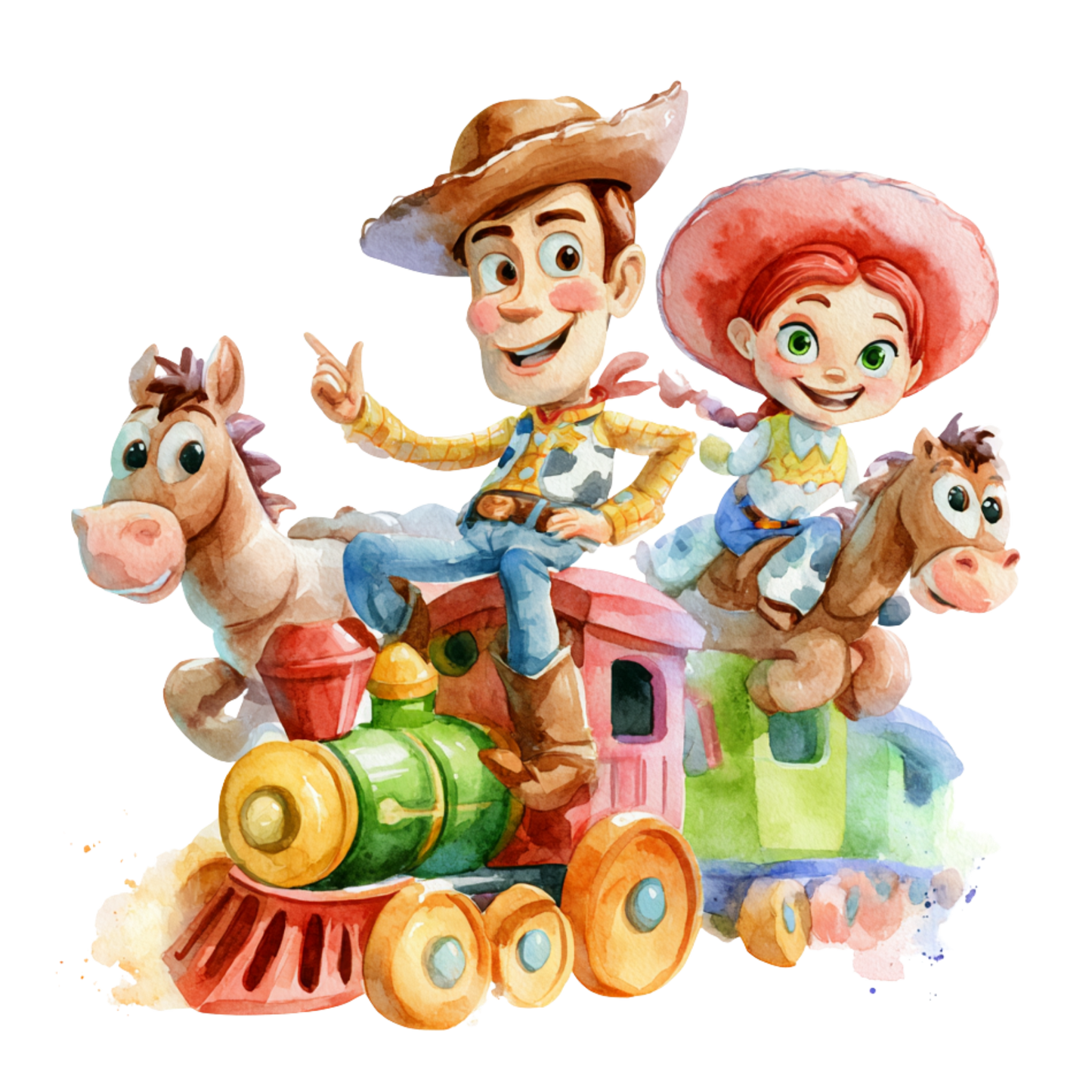 Iron On DTF Transfers For T-Shirt Clothes about 22cm 10 to choice from Toy Story 5