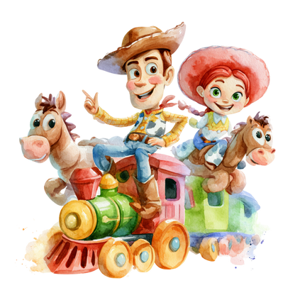 Iron On DTF Transfers For T-Shirt Clothes about 22cm 10 to choice from Toy Story 5