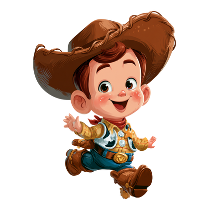 Iron On DTF Transfers For T-Shirt Clothes about 22cm 10 to choice from Toy Story 5