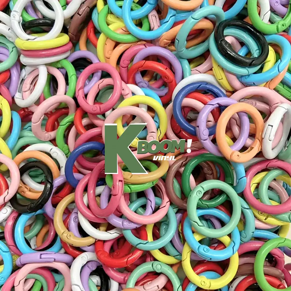 5 x Colorful Zinc Alloy O Ring Springs 25mm