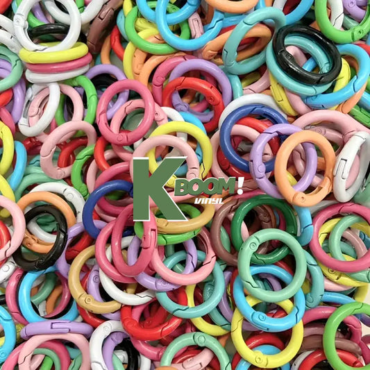 5 x Colorful Zinc Alloy O Ring Springs 25mm