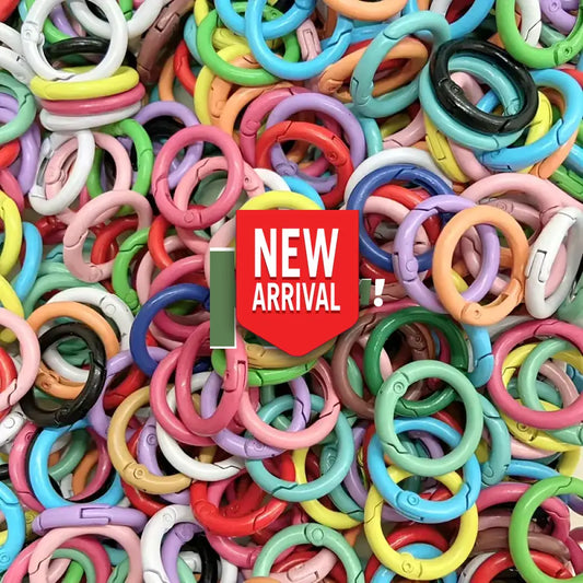 5 x Colorful Zinc Alloy O Ring Springs 25mm